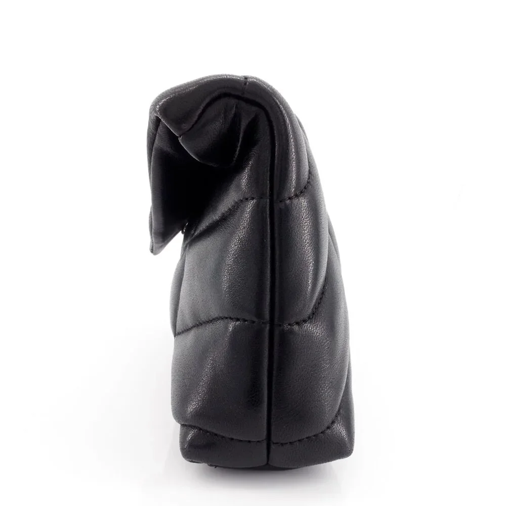 Lou Puffer Small Lambskin Leather Clutch Bag - Picture 5 of 11
